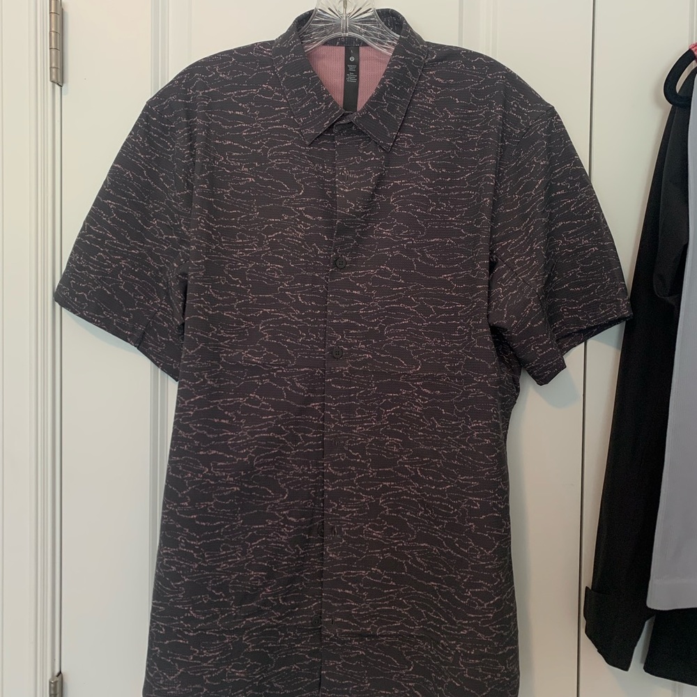 Mens Lululemon Button Down Shirt